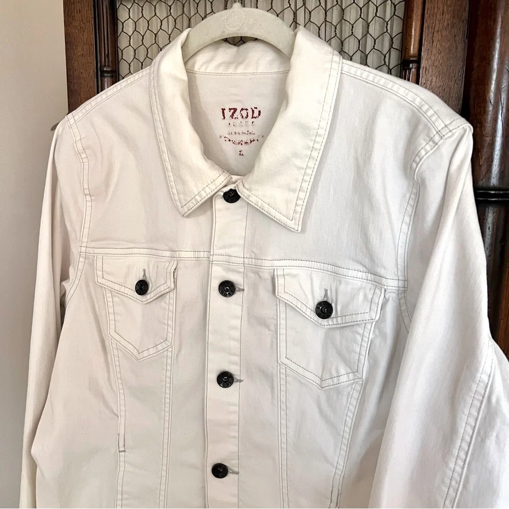 Izod Denim Jean Jacket - Picture 2 of 4